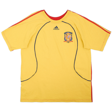 Camiseta de Algodón adidas de España 2007-09 - 8/10 - (L)