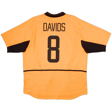 2002-04 Netherlands Home Shirt Davids #8 - 9/10 - (XL)