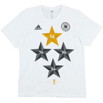 2014 Germany Camiseta adidas de algodón de los Ganadores de la Copa del Mundo - 9/10 - (M)