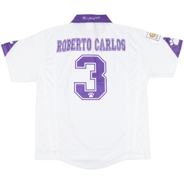 1998-00 Real Madrid Home Shirt #3 (Roberto Carlos) - 6/10 - (XL)