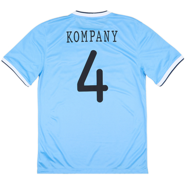 2013-14 Manchester City Home Shirt Kompany #4 (M)