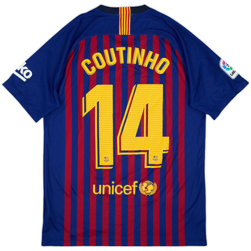 2018-19 Barcelona Third Shirt Coutinho #7 (XL)