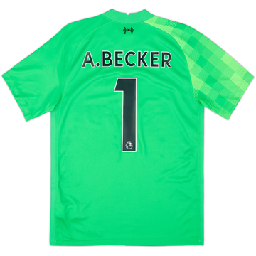 2020-21 Liverpool S/S GK Shirt A.Becker #1 - 10/10 - (S)