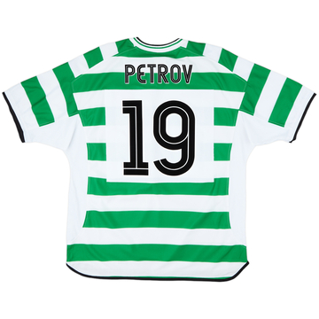 2001-03 Celtic Home Shirt Petrov #19 - 10/10 - (XL)
