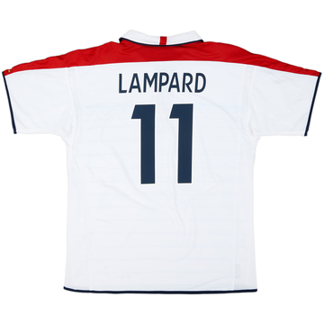 2003-05 England Home Shirt Lampard #11 - 7/10 - (XL)