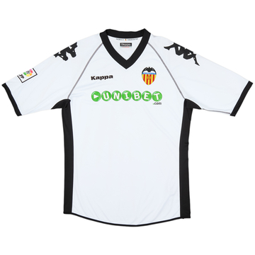 2010-11 Valencia Home Shirt - 6/10 - (XL)