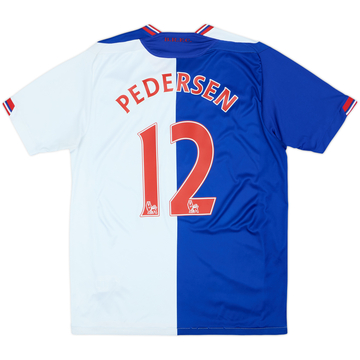 2009-10 Blackburn Home Shirt Pedersen #12 - 7/10 - (M)