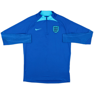 2022-24 England Nike 1/4 Zip Drill Top - 10/10 - (M)