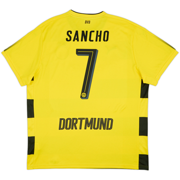 2020-21 Borussia Dortmund Home Shirt Sancho #7 - 3/10 - (L)