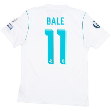【正規17-18 Real Madrid  L/S BALE #11】 Real Madrid '17/'18 home UCL Ls - Gareth Bale #11 Sold 💰