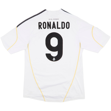 2009-10 Real Madrid Home Shirt Ronaldo #9 - 6/10 - (M)