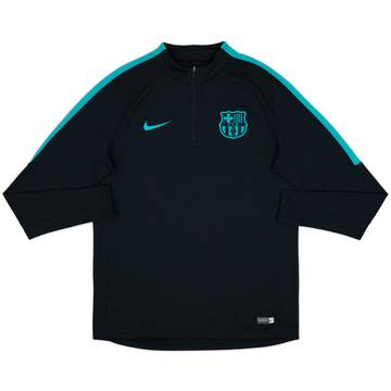 2016-17 Barcelona Nike 1/4 Zip Drill Top - 7/10 - (L)