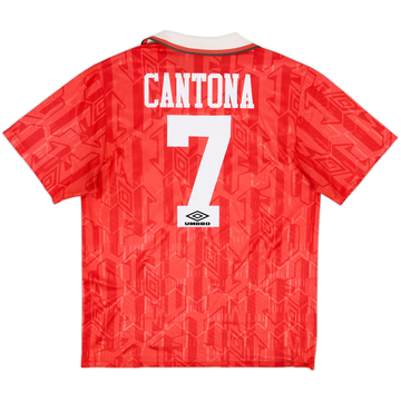 1992-94 Manchester United Home Shirt Cantona #7 - 6/10 - (L)