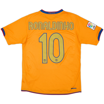 2006-07 Barcelona Home Shirt Ronaldinho #10 - 6/10 - (L)