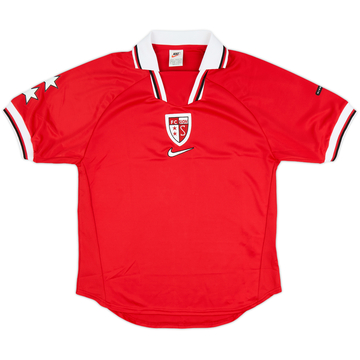 Maillot Extérieur FC Sion Édition Match 2012-13 Marques #5 - 8.5/10 - (L