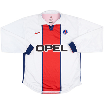 1998-99 Paris Saint-Germain European Player Issue Away L/S Shirt - 9/10 - (L)