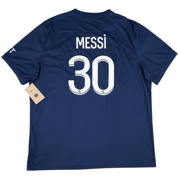 パリ・サンジェルマン MESSI 30番 シャツ 2022-23 Paris Saint-Germain Home Shirt Messi #30 (L)
