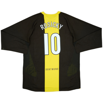 2000-02 Borussia Dortmund Home L/S Shirt Rosicky #10 - 4/10