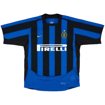 ウェア inter 2003 2004 HOME 2003-04 Inter Milan Home L/S Shirt - 4/10 - (L)