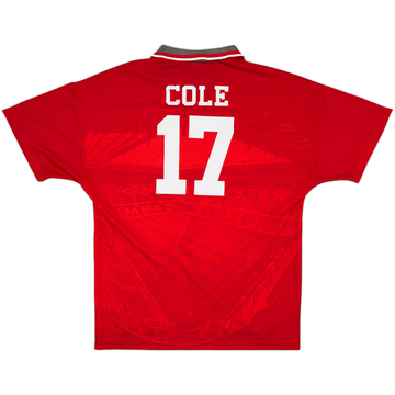 【正規94-96Manchester United Third Cole#17】 1994-96 Manchester United Third Shirt Cole #17 - 5/10 - (XL)