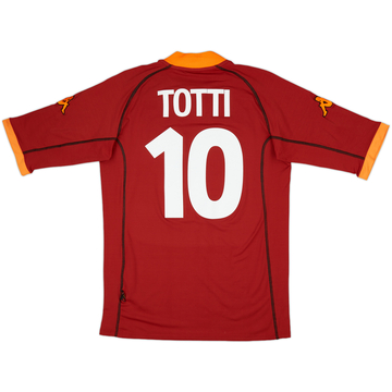2000-01 Roma Home Shirt Totti #10 - 6/10 - (XXL)