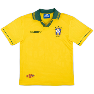 UMBRO 94年　ブラジル代表　7番　Bebeto べベット　ゲームシャツ サッカー ブラジル代表 ユニフォーム 94年 W杯 7番 ベベット 超