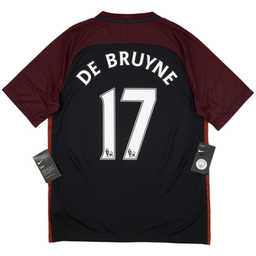 2021-22 Manchester City Home Shirt De Bruyne #17 - 9/10 - (XXL)