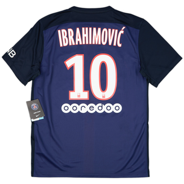 Nike PSG Ibrahimovic #10 Paris Saint-Germain Soccer Jersey L