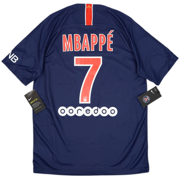 2018-19 Paris Saint-Germain Camiseta de local Mbappe #7 (M)