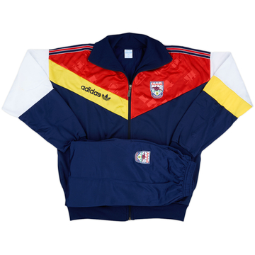 1990-92 Arsenal adidas Full Tracksuit - 10/10 - (L)