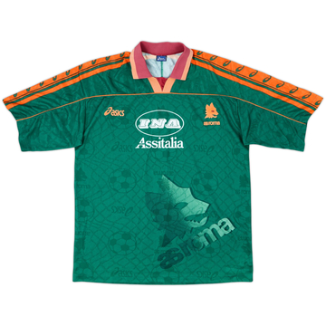 1995-96 Roma Home Shirt - 8/10 - (XL)
