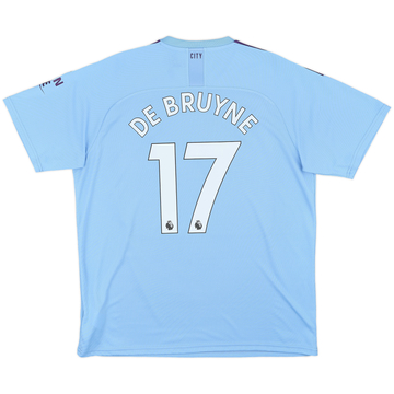 19-20 Manchester City デブライネ #17 2019-20 Manchester City Away Shirt De Bruyne #17 - 10/10 - (M)