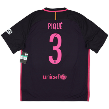 2016-17 Barcelona Away Shirt Neymar Jr #11 - 8/10 - (XL)