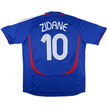 ウェア 2002 FRANCE ZIDANE Home shirt 2002-04 France Home Shirt Zidane #10 - 5/10 - (M)