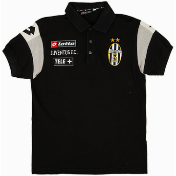 【lotto】\"Juventus game shirt\" 2001 JUVENTUS 2001/2002 HOME FOOTBALL SHIRT JERSEY LOTTO L #8