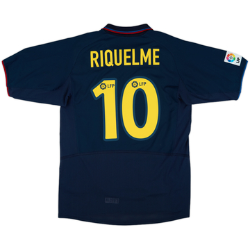 2002-03 Barcelona Player Issue Away L/S Shirt Riquelme #10 (L)