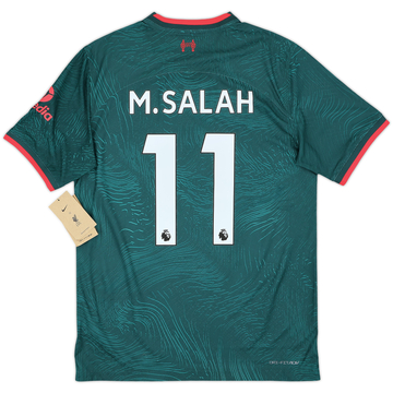 サイン入り　Liverpool M.SALAH 11 シャツ　サラー　アウェイ サイン入り Liverpool M.SALAH 11 シャツ サラー アウェイ