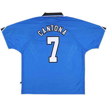 1996-98 Manchester United Third Shirt Cantona #7 - 8/10 - (XXL)