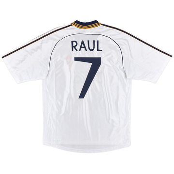 1998-99 Real Madrid Away Shirt Raul #7 - 7/10 - (M)