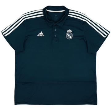 2018-19 Real Madrid adidas Polo - 8/10 - (XXL)