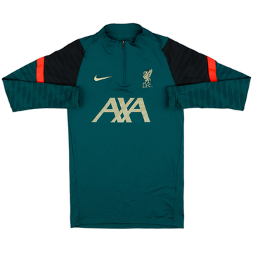 2022-23 Liverpool Nike 1/4 Zip Drill Top - 8/10 - (L.Boys)