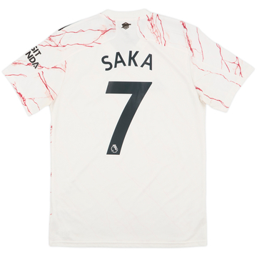2020-21 Arsenal Away Shirt Saka #7 - 8/10 - (M)