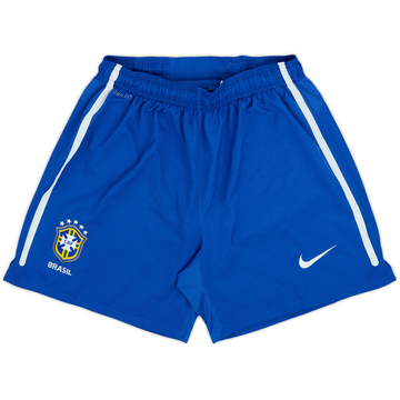 2010-11 Brazil Home Shorts - 9/10 - (L)