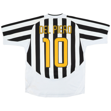 2003-04 Juventus Home Shirt Del Piero #10 - 6/10 - (L)