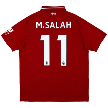 2018-19 Liverpool Home Shirt M.Salah #11 - 6/10 - (M)