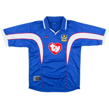 2002-03 Portsmouth Home Shirt - 7/10 - (S)