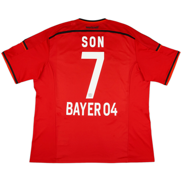 2015-16 Bayer Leverkusen Home Shirt Son #7 - 8/10 - (XXL)