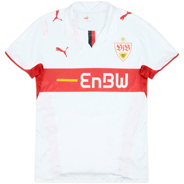 2008-09 Stuttgart Player Issue Home Shirt - 4/10 - (M)