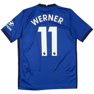 2020-21 Chelsea Away Cup Werner #11 Name Set