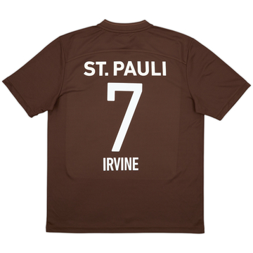2021-22 St Pauli Home Shirt Irvine #7 - 7/10 - (L)